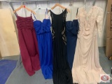 Beautiful Dresses couture Miss Size 10 color Black/ size 14 color champagne / size 10 color Navy /.