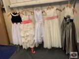 Beautiful Dresses couture Miss for girls size 6 color ivory/pink. / Size 5 color Black/White. Size 5