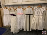 Beautiful Dresses couture Miss for girls size 3 color White/. size 8 color Ivy/Eggpnt. / size 4