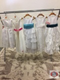 Beautiful party dresses Couture Miss for girls Color Diamond/te size 5 Color ivy size 4 Color white