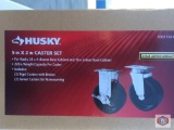 Husky Caster set 5 in x 2 in 4 drawer base cabinet 220 lb. weight capacity per caster