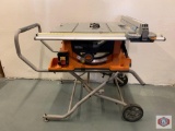 Ridgid 10? table saw Heavy Duty portable table With Stand