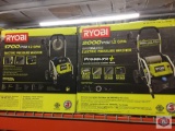 RYOBI 1700 psi Electric Pressure washer RYOBI 2000 psi Electric Pressure Washer Brushless