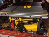 DeWalt 8 1/4? cordless table saw missing parts