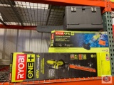 Ryobi 18v 22? Cordless Hedge trimmer. /. Ryobi 18v Underwater Stick Vacuum. /. Ryobi 14? Gas