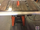 RIDGID 10? CAST IRON TABLE SAW ELECTRICAL 120/240V 60 HZ