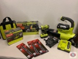 Ryobi 5? Random Orbit Sander / Ryobi 18v 18GA Offset Shear. / Ryobi 18v Drill Driver Kit / Ryobi 40v