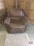 Pulaski portage fabric Power Recliner brown