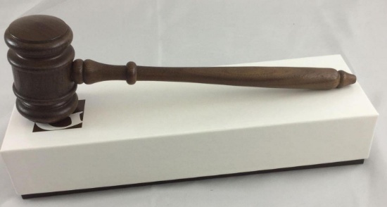 NAS Walnut Gavel - Engraved with up to 3 lines
