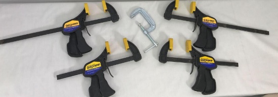 Lot of 5 Clamps