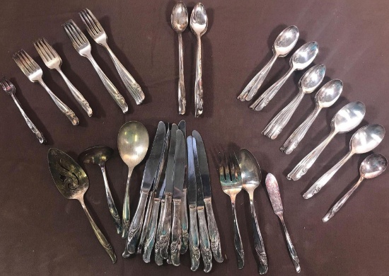 88 Pieces of Roger and Bro. Flatware