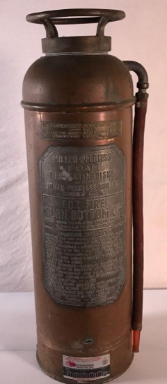 Vintage Miller-Peerless Foam Fire Extinguisher