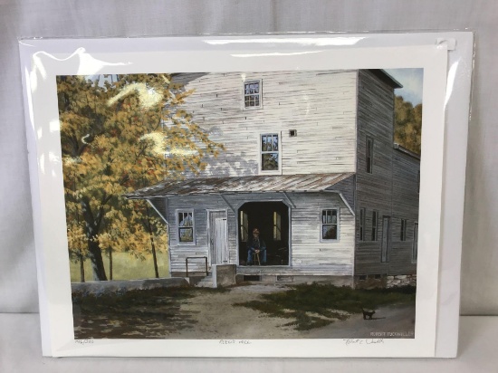 Signed and Numbered Print of Reed's Mill - West Virginia