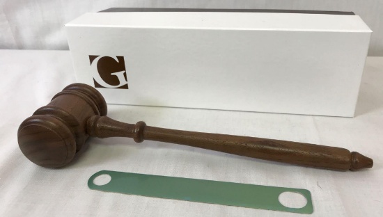 Walnut Gavel with Custom Engraving - Made in U.S.A.