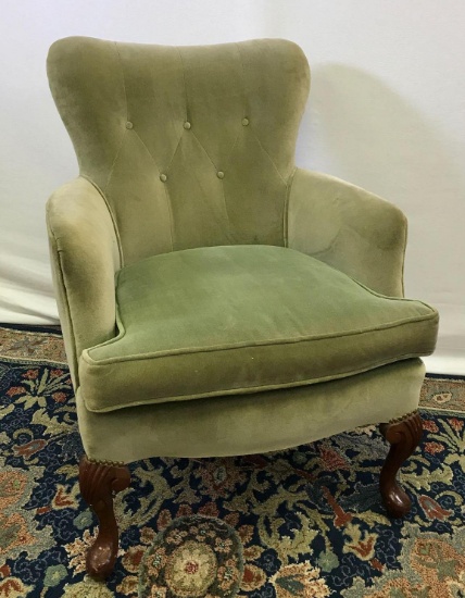 Upholstered Occasional Chair (Green)