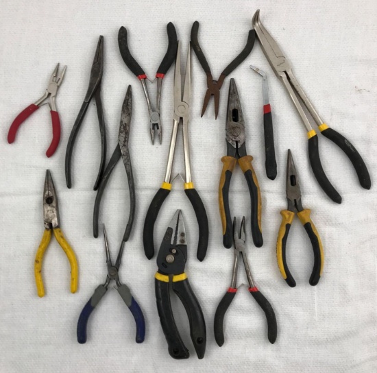 (14) Assorted Needle Nose Pliers