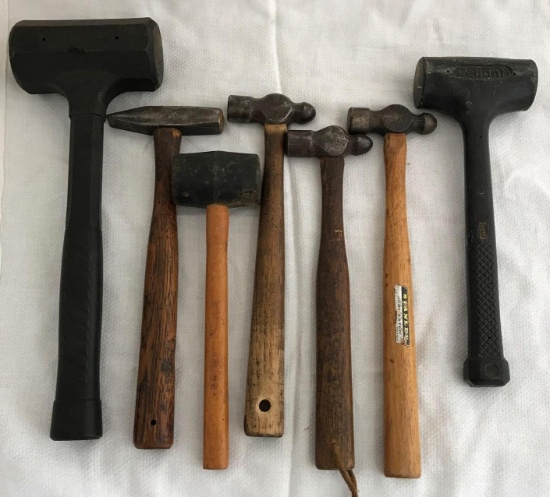 (7) Assorted Hammers