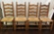 (4) Ladder Back Chairs