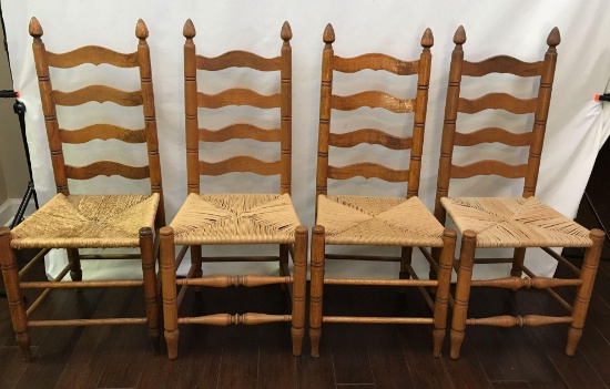 (4) Ladder Back Chairs