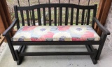 Glider Bench with Cushion