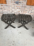 (2) Outdoor Side Tables
