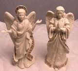 (2) Lennox Porcelain Angel Figurines