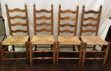 (4) Ladder Back Chairs