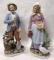 Pair of Homco Old Man-Old Woman Figurines