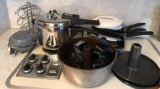Assorted Cookware Lot with Keurig Pod Holder