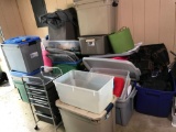 Large Lot of Storage Bins