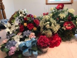 Assorted Silk Flower Arrangements