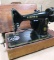 Vintage Portable Singer Sewing Machine with Foot Pedal (LPO)