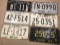 (6) Vintage TN Car Tags