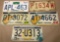 (5) Vintage Car Tags