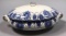 Blue and White Transferware Covered Casserole