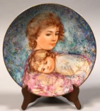 1984 Mother's Day Plate by Knowles with Stand