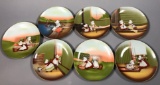 (7) 1974 Sunbonnet Babies Plates by Royal Bayreuth