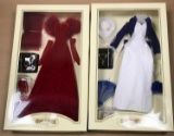 (2) Franklin Mint Vinyl Portrait Doll - Scarlett O'Hara Wardrobe