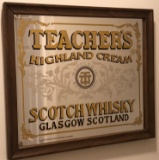 Framed Bar Mirror: Teacher's Highland Cream (LPO)