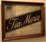 Framed Bar Mirror: Tia Maria Liqueur (LPO)