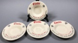 (4) Coors Beer Advertising Ashtrays