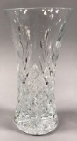 Lead Crystal Flared Vase