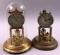 (1) Kundo Brass Dome Clock and (1) Schatz Pendulum Clock (No Dome)