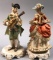 Pair of Figurines with Porcelain Lace