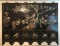 6-Panel Folding Lacquer and Jade Oriental Room Screen - Special Shipping Note