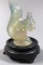 Sabino French Opalescent Art Glass Squirrel