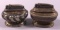 (2) Ronson Silver Plate Table Lighters