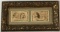 Dual Prints of Women in Ornate Frame