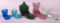 (5) Glass Boots and Shoes