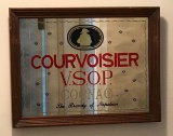 Framed Courvoisier Bar Mirror (LPO)